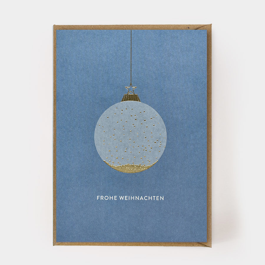 FROHE WEIHNACHTEN KUGEL